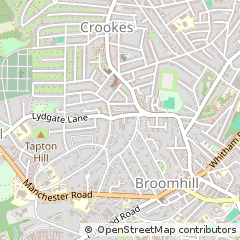 Map of Sheffield