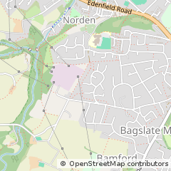 Map of Rochdale, Lancashire