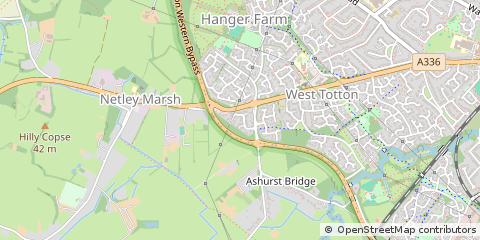 Map of Southampton, Hampshire, Hampshire