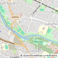 Map of Cardiff