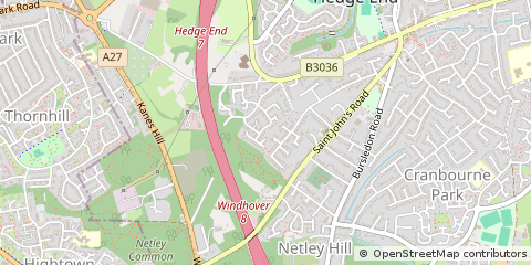 Map of Southampton