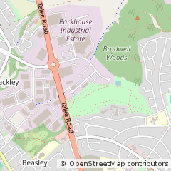 Map of Newcastle, Staffordshire