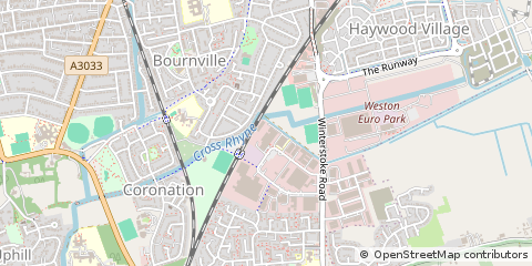 Map of Weston-Super-Mare, North Somerset