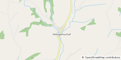 Map of Carmarthen