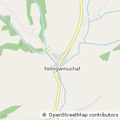 Map of Carmarthen
