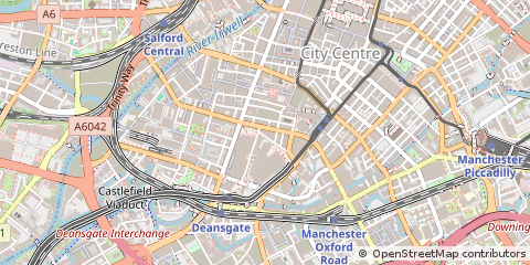 Map of Manchester