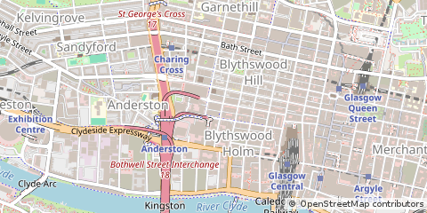 Map of Glasgow