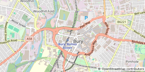 Map of Bury