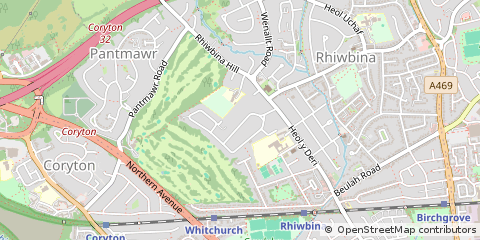 Map of Cardiff