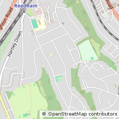 Map of Purley, Surrey