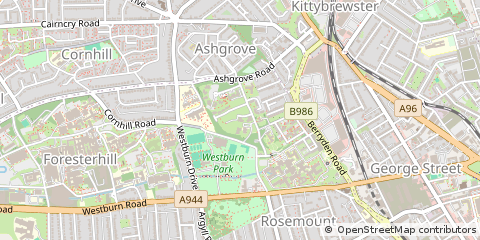 Map of Aberdeen