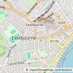 Map of East Sussex