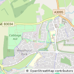 Map of Bracknell, Berkshire