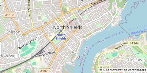 Map of Tyne and Wear