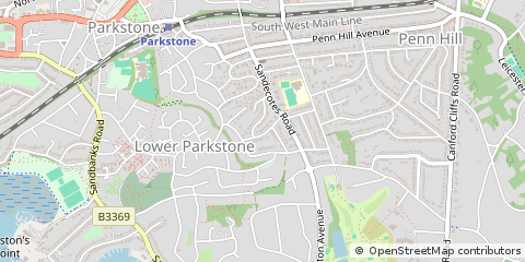 Map of Poole, Dorset