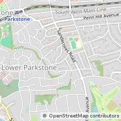 Map of Poole, Dorset
