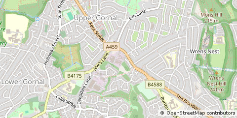 Map of Dudley