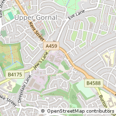 Map of Dudley