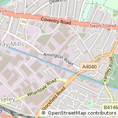 Map of Birmingham