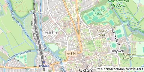 Map of Oxford