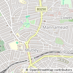 Map of Plymouth, Devon