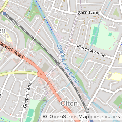 Map of Solihull, West Midlands