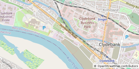 Map of Clydebank