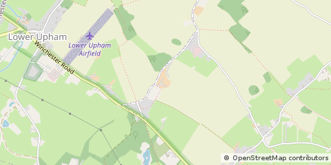 Map of Upham, Southampton