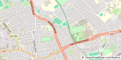 Map of Liverpool, Merseyside