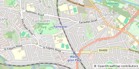 Map of Cardiff