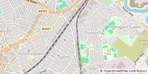 Map of Cardiff
