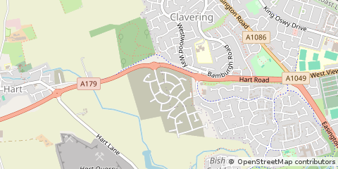 Map of Hartlepool