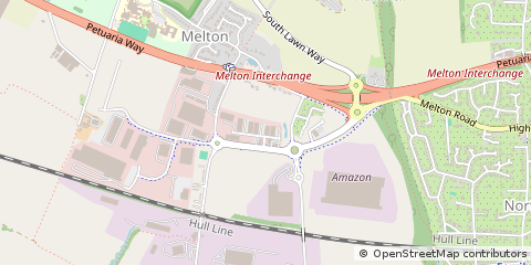 Map of North Ferriby, East Yorkshire