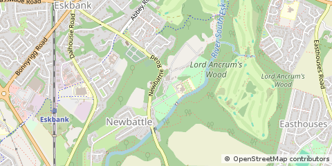 Map of Dalkeith