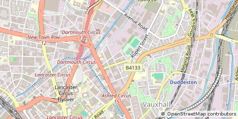 Map of Birmingham, West Midlands