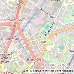 Map of Birmingham, West Midlands