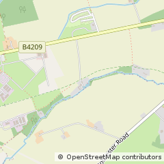 Map of Worcester, Worcestershire