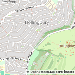 Map of Brighton, East Sussex