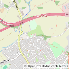 Map of Bromsgrove, Worcestershire