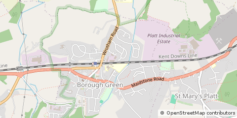 Map of Sevenoaks