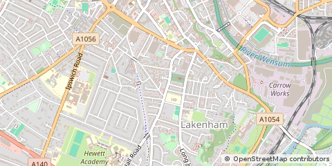 Map of Norwich, Norfolk