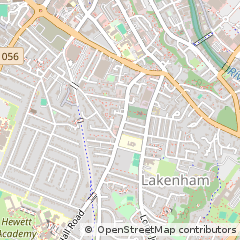 Map of Norwich, Norfolk