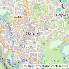 Map of Oxford, Oxfordshire
