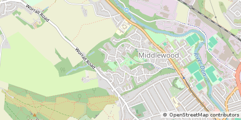 Map of Sheffield