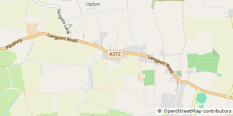 Map of Long Sutton, Somerset