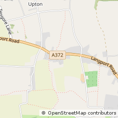 Map of Long Sutton, Somerset