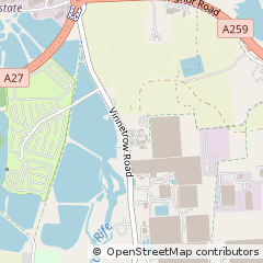 Map of Chichester, West Sussex