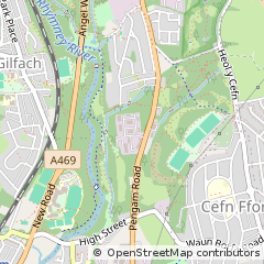 Map of Blackwood, Gwent