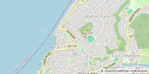 Map of Clevedon