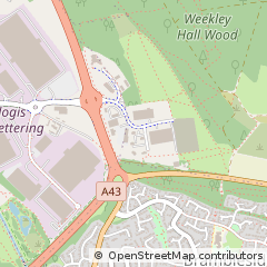 Map of Kettering, Northamptonshire